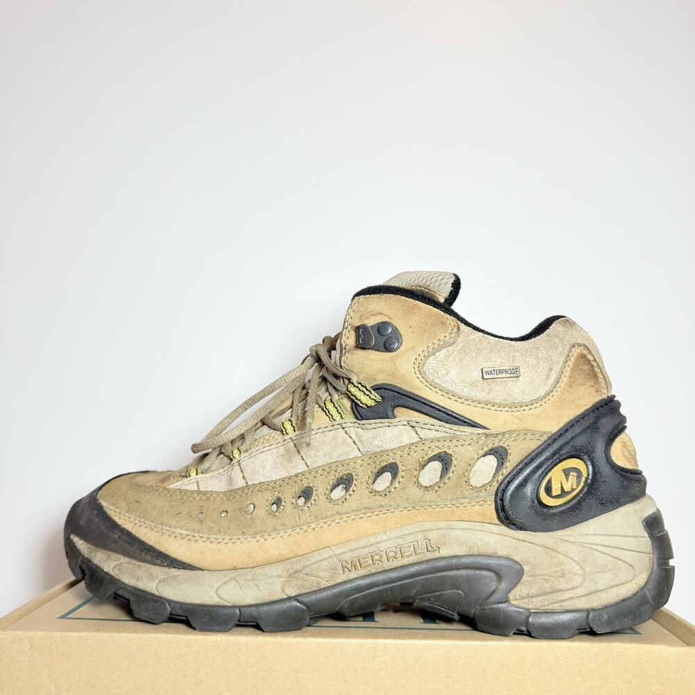 Merrell Pulse II Mens Hiking Boots Size 11 Waterproof Leather Trail Mid Shoes
